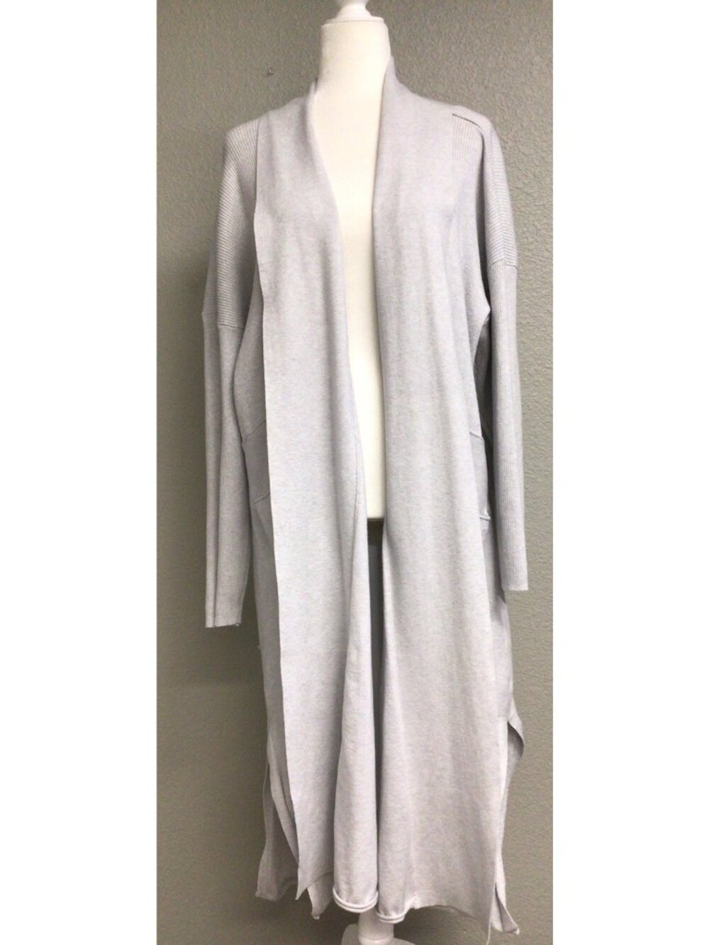 Anthropologie Daily Practice Cardigan Duster Long Gray Women’s Size 2X